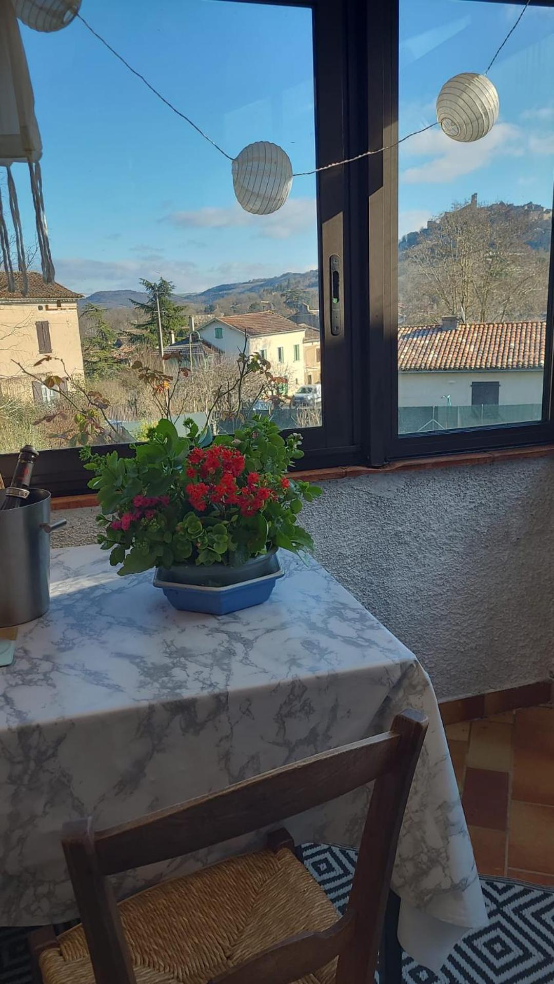 La Jolie Vue Et La Maison De La Tour- Cordes-Sur-Ciel Les Cabannes  Buitenkant foto